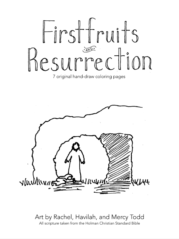 Firstfruits & Resurrection Coloring Book